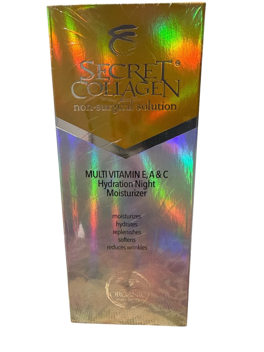 Multi Vitamin E, A & C Hydration Night Moisturizer - Gold